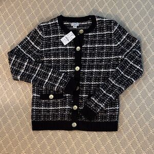 NWT J. Crew Factory Tweed Lady Jacket Cardigan